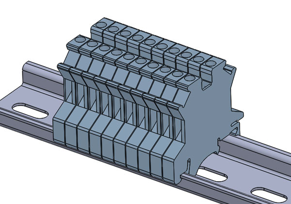接线端子排 SolidWorks 3D源文件