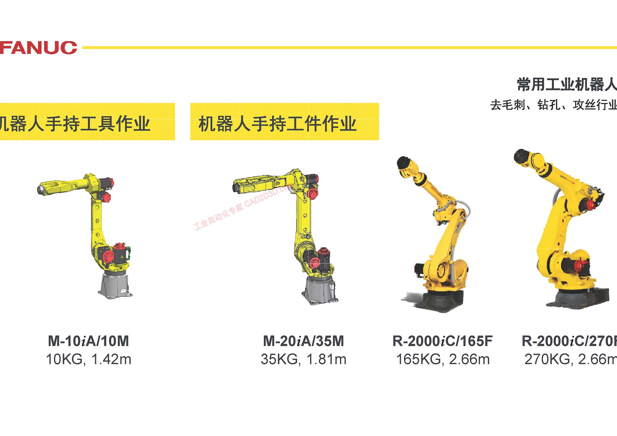 常用工业机器人去毛刺、钻孔、攻丝作业