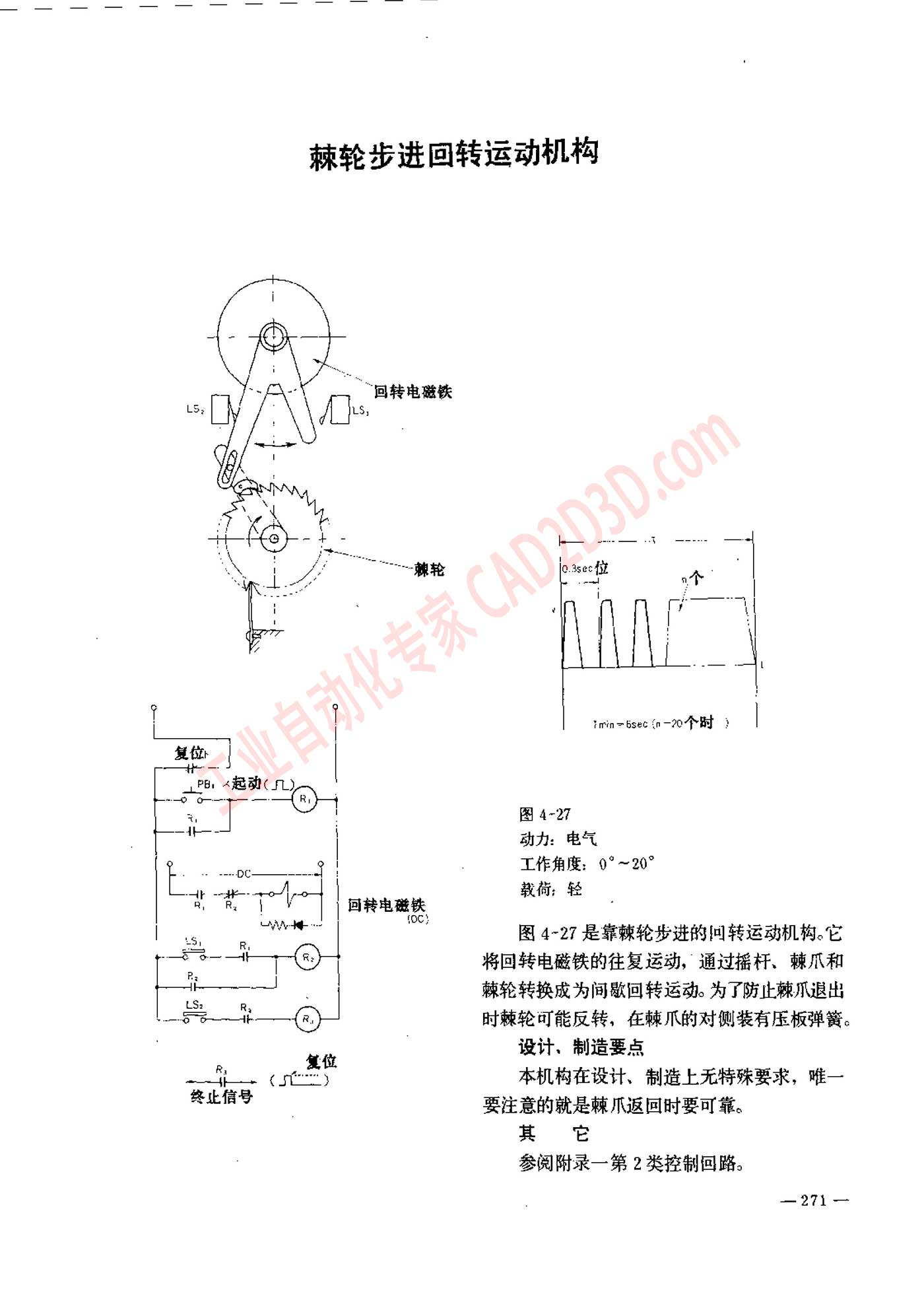 棘轮步进回转运动机构