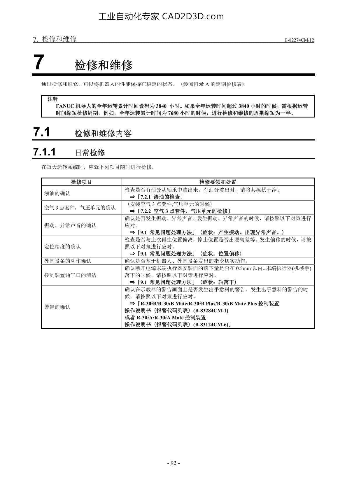 检修和维修