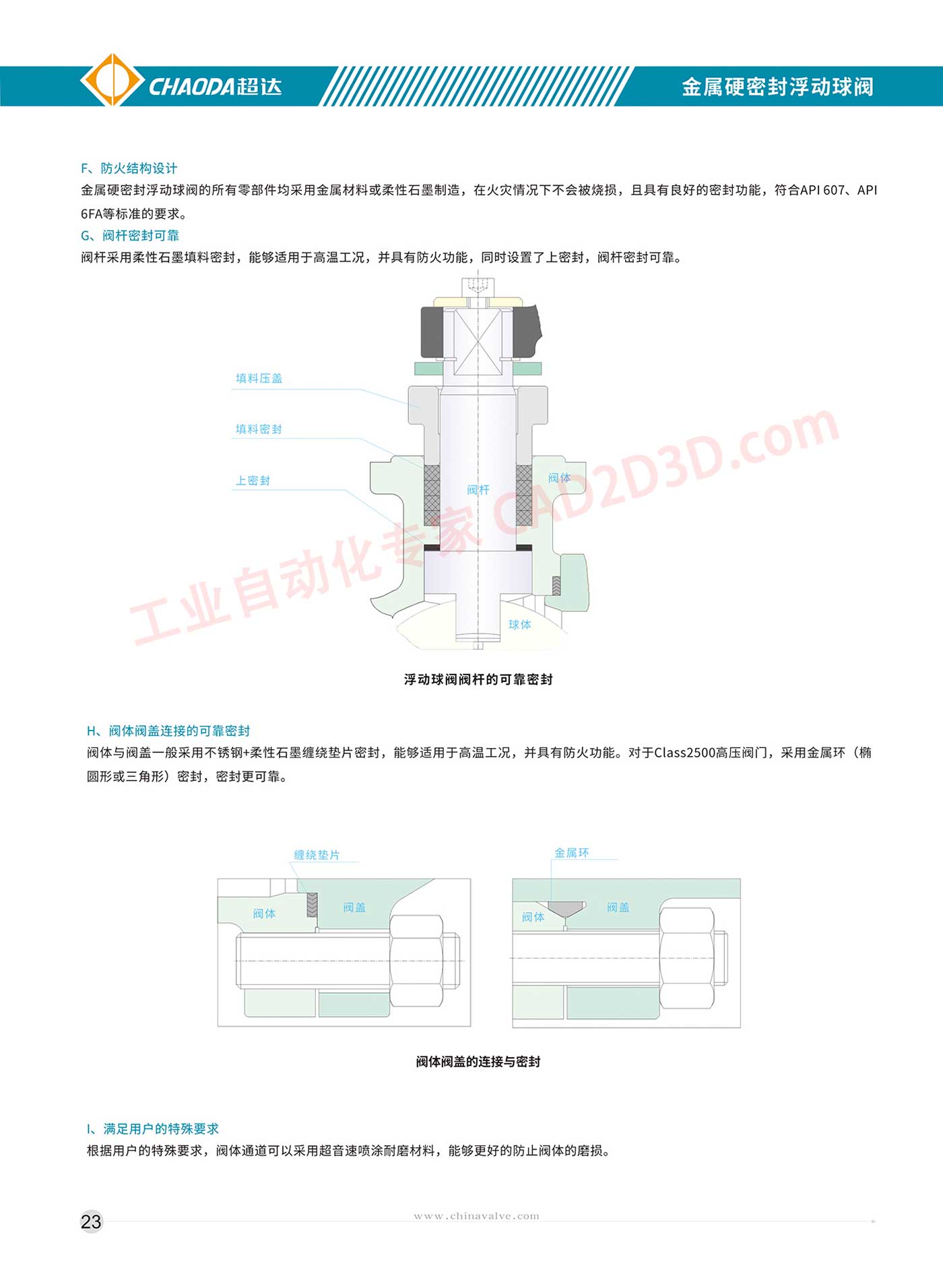 金属硬密封浮动球阀 防火结构设计 阀杆密封可靠 阀体阀盖连接的可靠密封