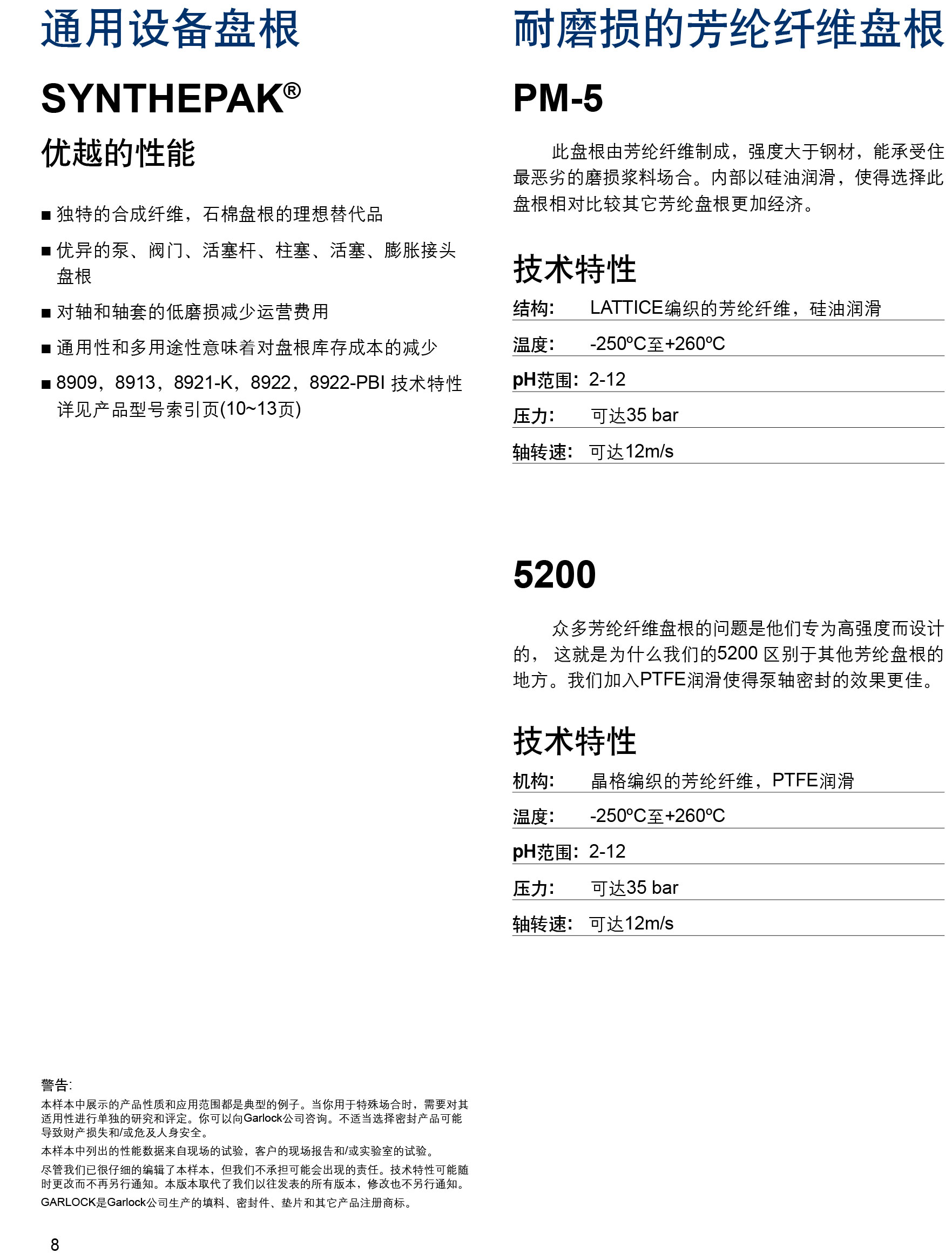 通用设备盘根、耐磨损的芳纶纤维盘根