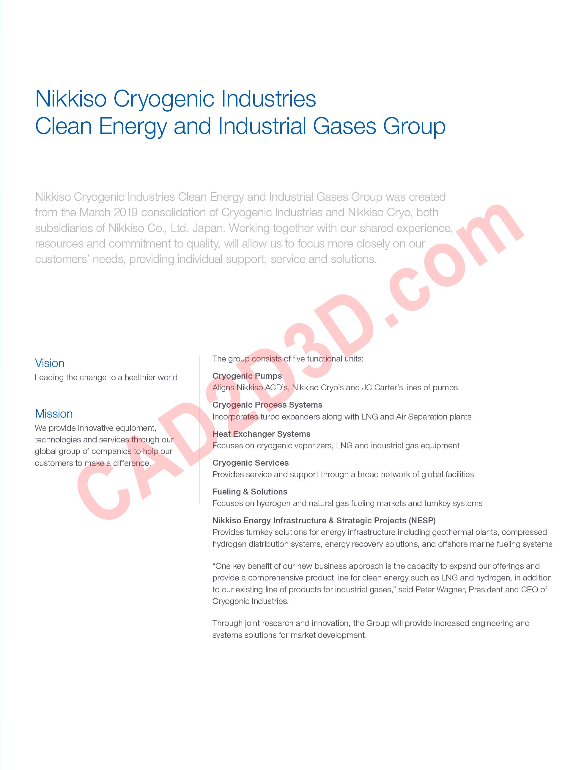 Nikkiso 低温工业能源部门简介