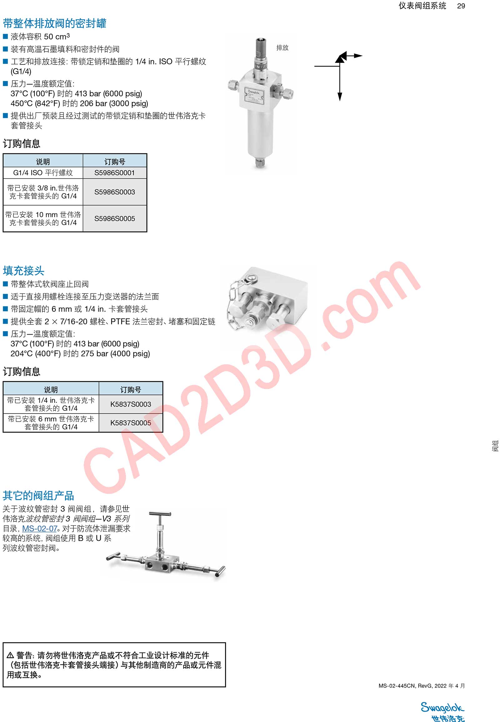 仪表阀组系统附件