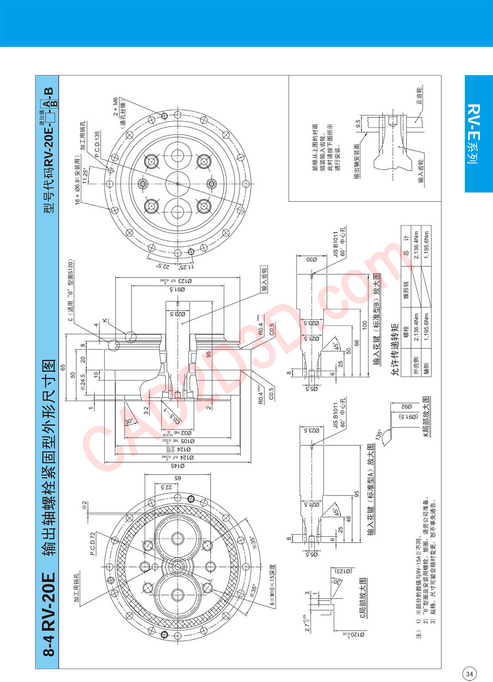 RV-E 系列 外形尺寸图