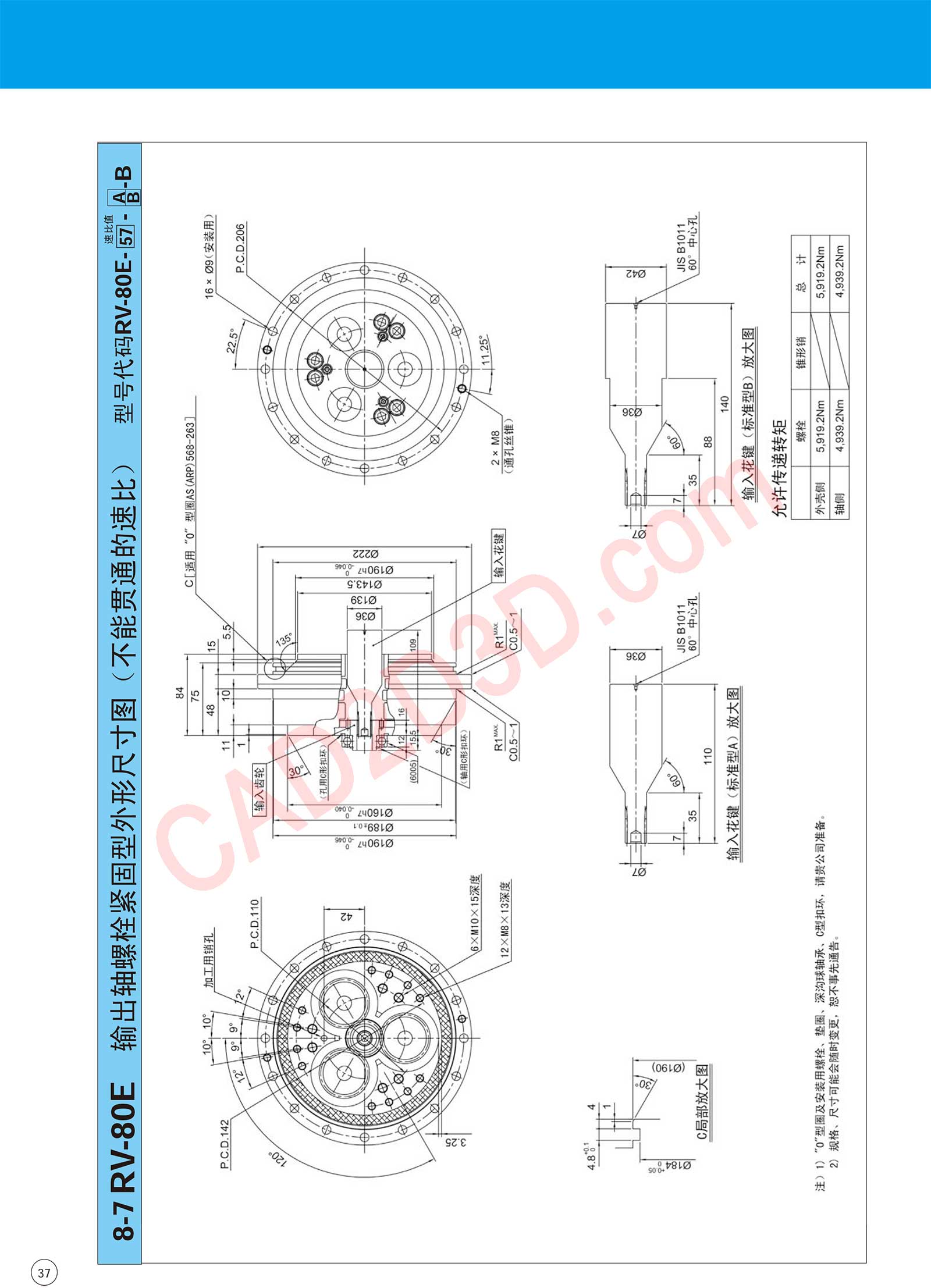 RV-E 系列 外形尺寸图