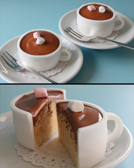 创意陶瓷杯蛋糕