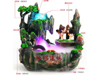 绿色中国风加湿器