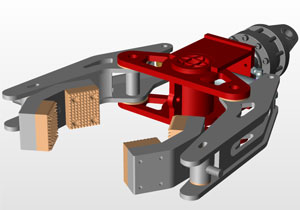 气动软关节手爪 软连接自适应工件 SolidWorks