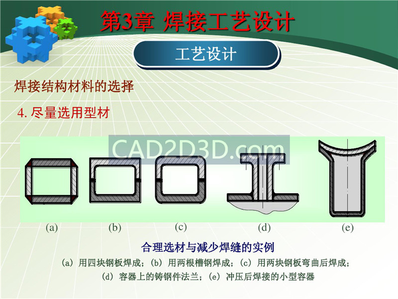 焊接成形技术工艺设计教程实例详解