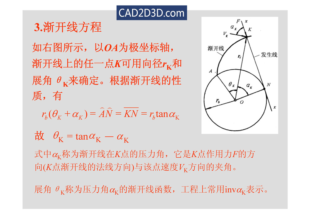 渐开线齿轮几何尺寸参数及传动计算