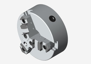 手动三爪卡盘3D源文件igs通用格式免费下载
