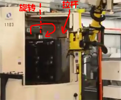 无动力装置利用机器人来驱动案例：机床工装旋转