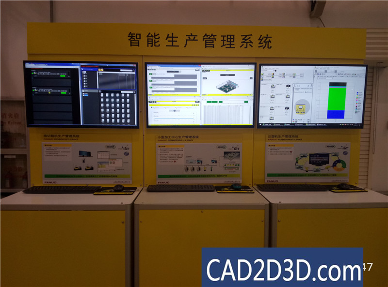 上海发那科（FANUC）机器人工厂（机器人应用场景展厅）参观 现场图片