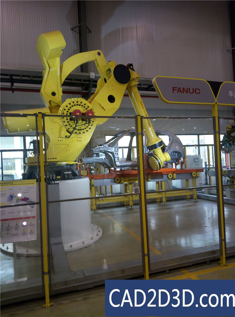 上海发那科（FANUC）机器人工厂（机器人应用场景展厅）参观 现场图片