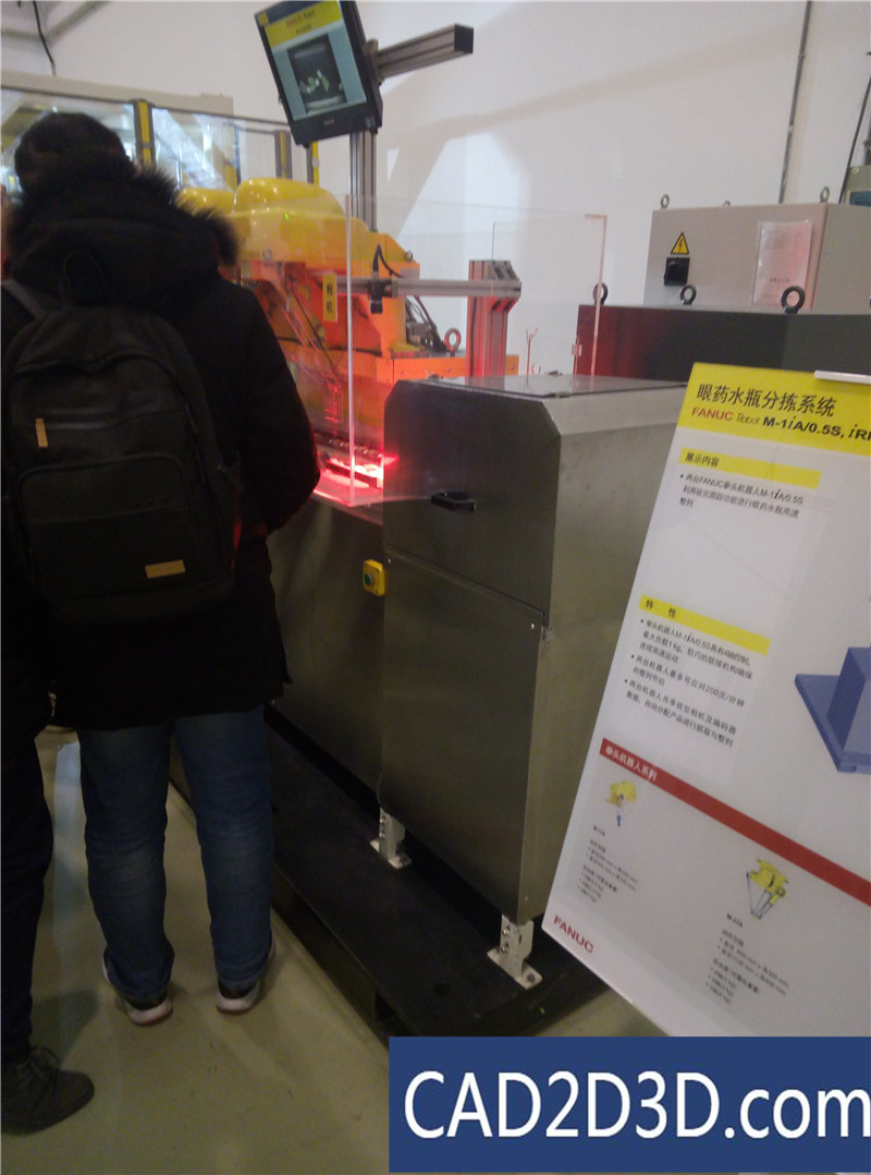 上海发那科（FANUC）机器人工厂（机器人应用场景展厅）参观 现场图片