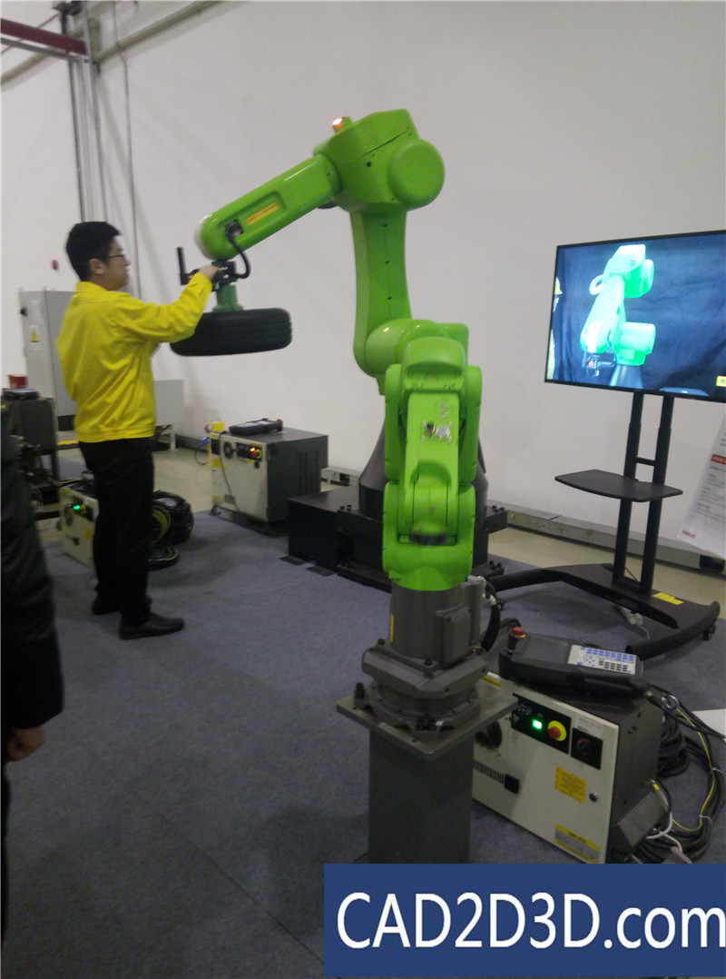 上海发那科（FANUC）机器人工厂（机器人应用场景展厅）参观 现场图片