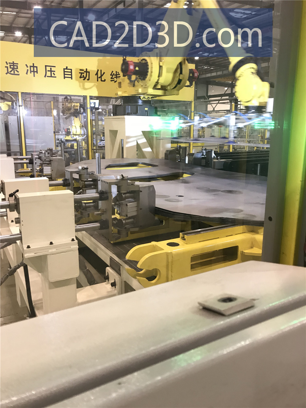 上海发那科（FANUC）机器人工厂（机器人应用场景展厅）参观 现场图片