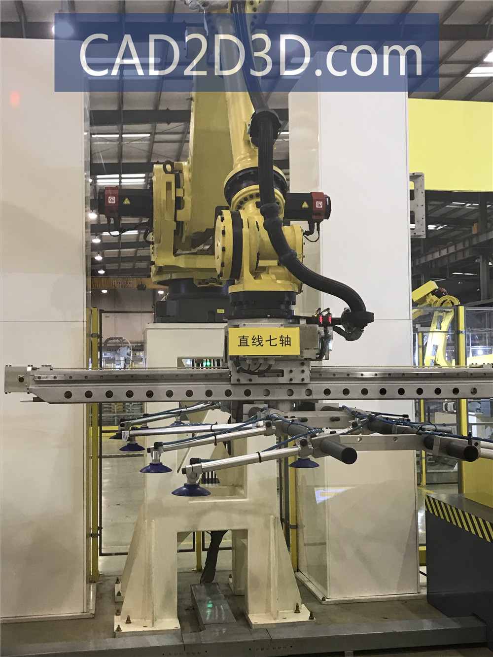 上海发那科（FANUC）机器人工厂（机器人应用场景展厅）参观 现场图片