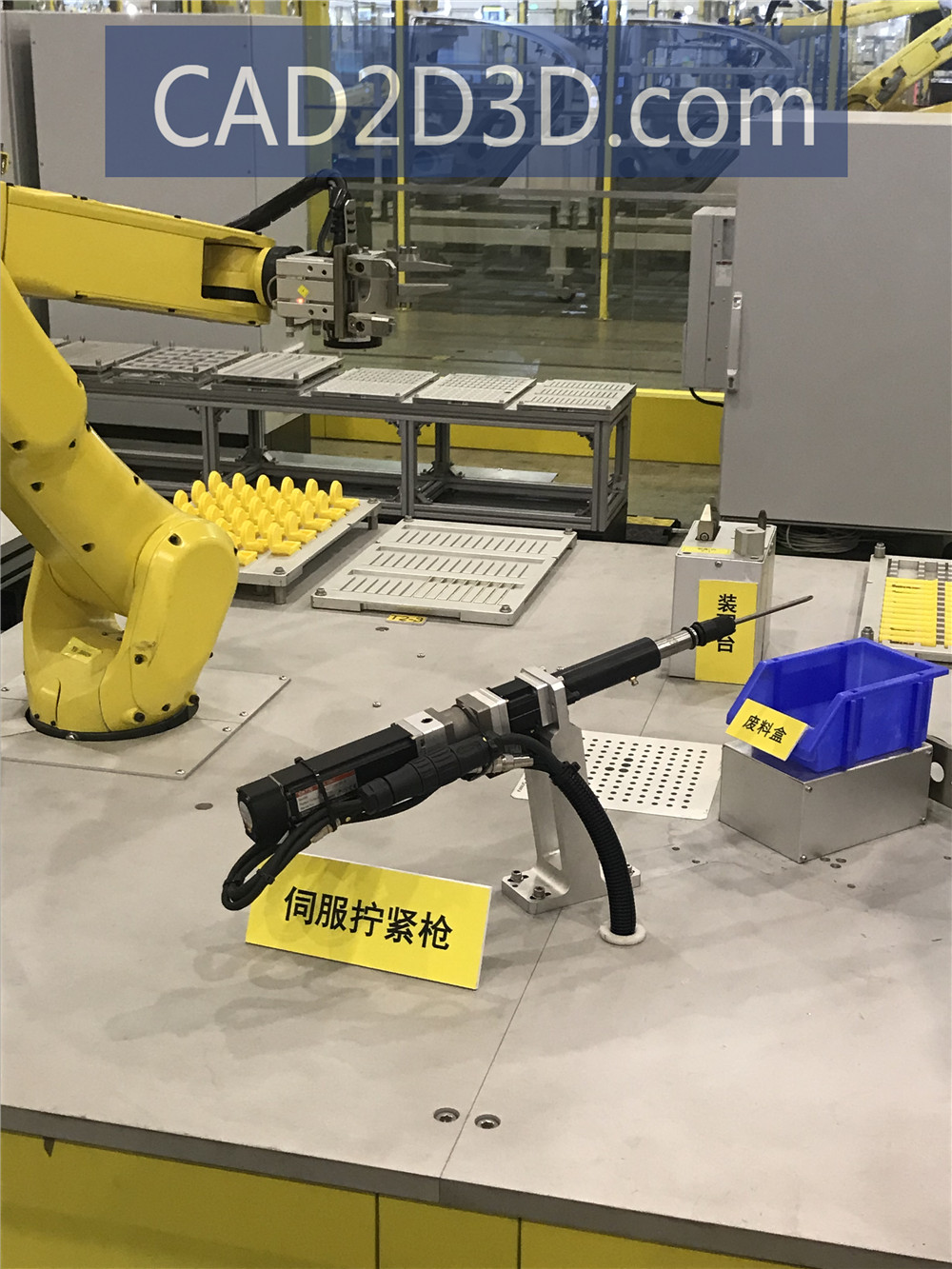 上海发那科（FANUC）机器人工厂（机器人应用场景展厅）参观 现场图片