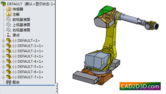 发那科机器人 FANUC M-710iC/50 3D模型（装配体）免费下载 IGS 通用格式