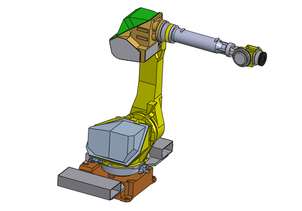 发那科机器人 FANUC M-710iC/50 3D模型（装配体）免费下载 IGS 通用格式