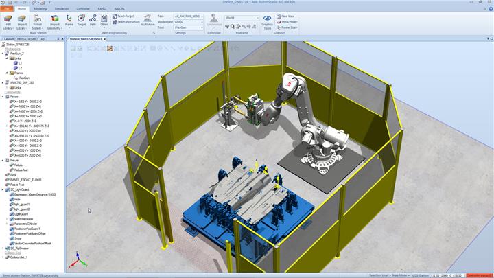 ABB 机器人仿真软件 离线编程软件 RobotStudio（RobotWare）