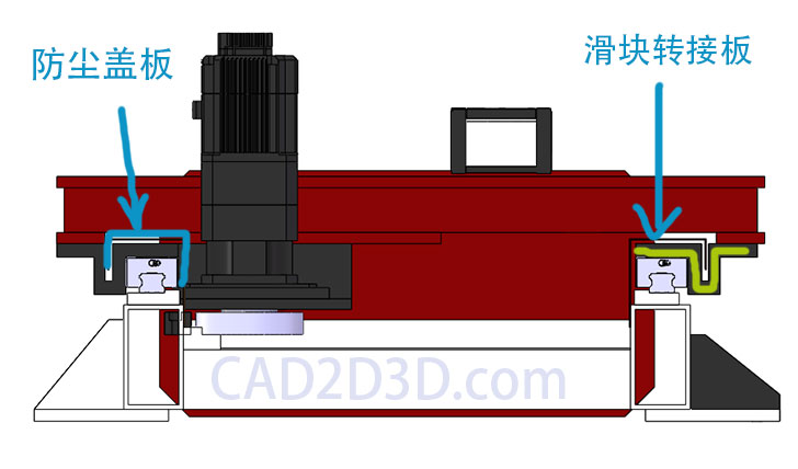 机器人地轨（行走轴）3D模型 SolidWorks 源文件免费下载 含step 通用格式