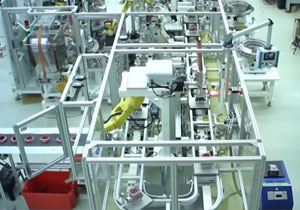 国外机器人装配全自动生产线