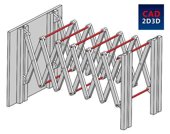 solidworks伸缩杆模型图片