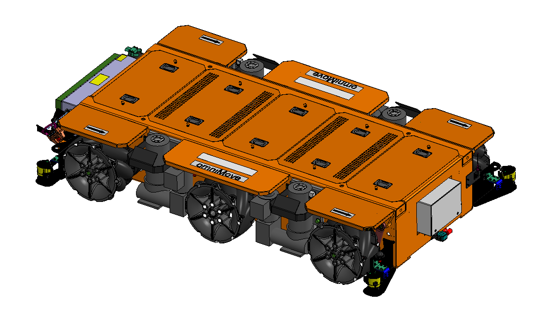 KUKA Kom UTV 自动导引车 3D模型下载，stp通用格式