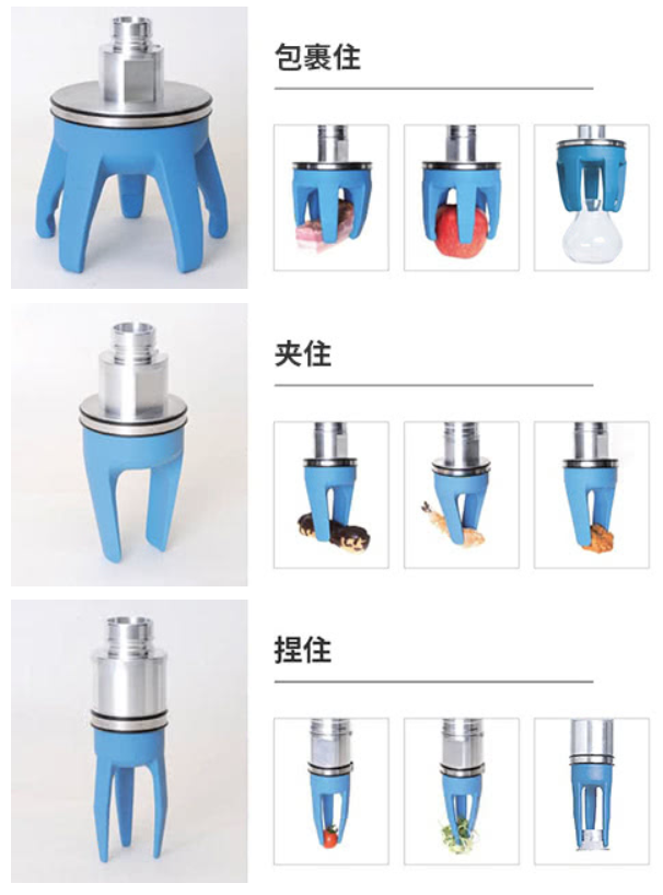日本 NITTA 机器人柔性夹爪！如人手般温柔的抓住！可搬运最大重量1380g