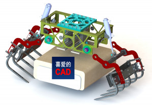 机器人码垛手爪3D模型免费下载，SolidWorks源文件，STEP通用格式