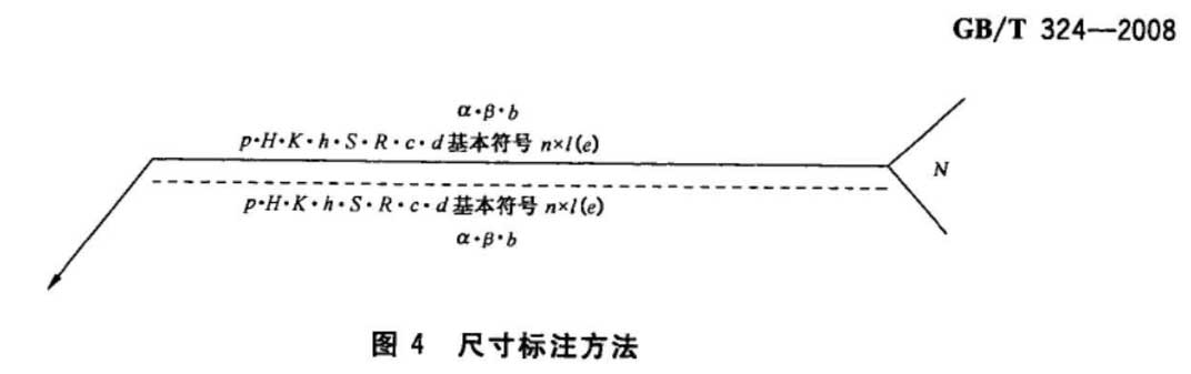 焊缝符号表示法,尺寸标注方法图示,设计院出具的设计图焊缝标注实例,ISO 2553 标注示例