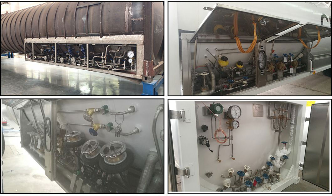 LNG 罐箱（罐式集装箱） P&ID、阀门清单、3D效果图和实物图展示