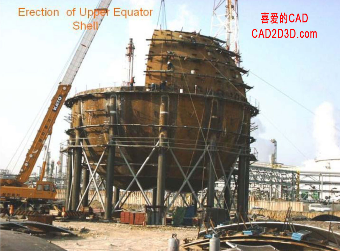 钢厂饱和水蒸气球阀（球形蒸汽蓄热器）技术参数、生产制造过程、实物图及潜在失效模式分析