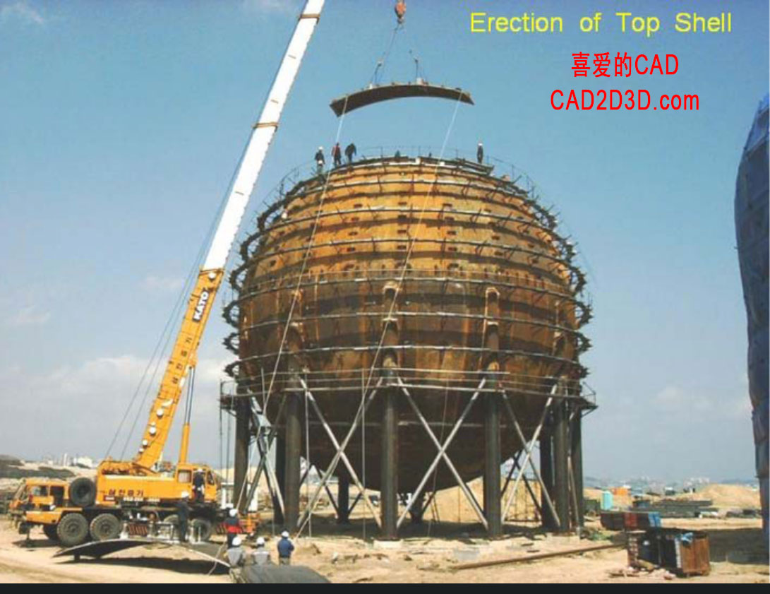 钢厂饱和水蒸气球阀（球形蒸汽蓄热器）技术参数、生产制造过程、实物图及潜在失效模式分析