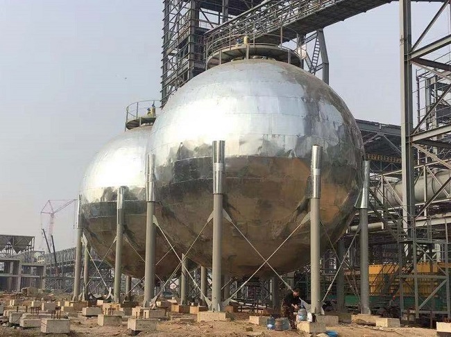 钢厂饱和水蒸气球阀（球形蒸汽蓄热器）技术参数、生产制造过程、实物图及潜在失效模式分析