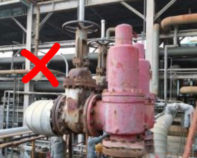 安全阀排放管低温闸阀应水平安装还是竖直安装？SH 3012 要求阀杆水平，GB/T 24925 要求阀杆与地面大于45°角安装，到底应该听谁的啊？