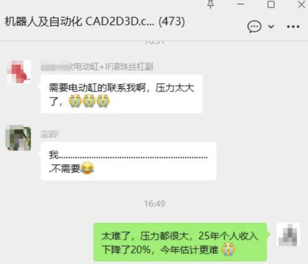 压力太大了，准备好100万现金，机械电气专业的寒冬或将来临